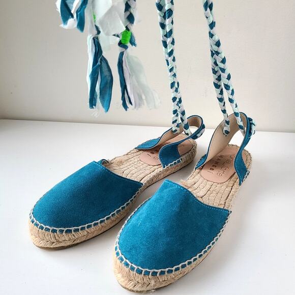 Forte Forte Manebi NEW Suede Leather Valenciana Lace Up Espadrilles Womens 9 39 - Picture 10 of 11